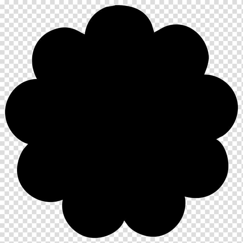 May Flower Custom shapes, black cloud transparent background.