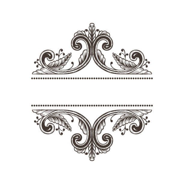 black and white damask border clip art 20 free Cliparts | Download ...