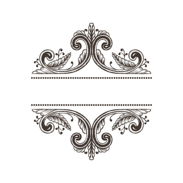 Black And White Damask Border Clip Art Free Cliparts Download Images On Clipground