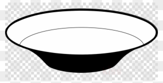 Dish Black And White Clipart Tableware Bowl Clip Art.