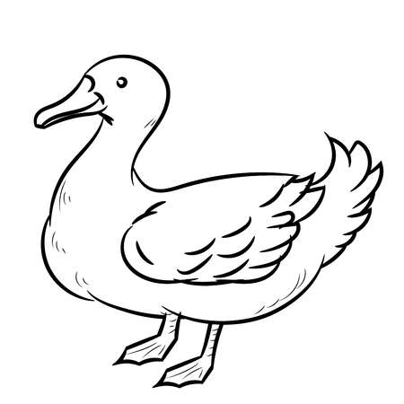 black and white duck clipart 10 free Cliparts | Download images on ...
