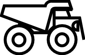 Collection of Dump truck clipart.