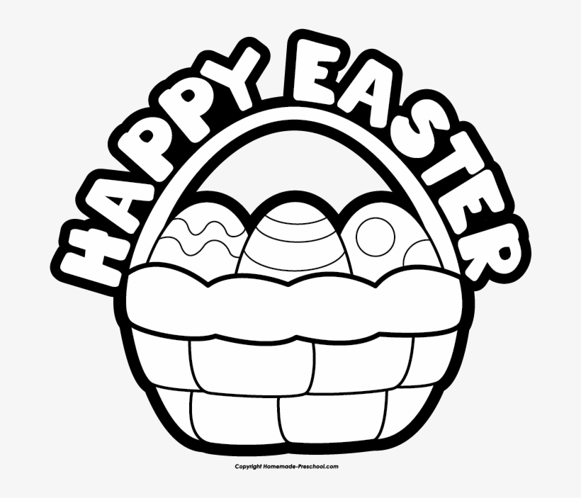Free Easter Basket Clipart.