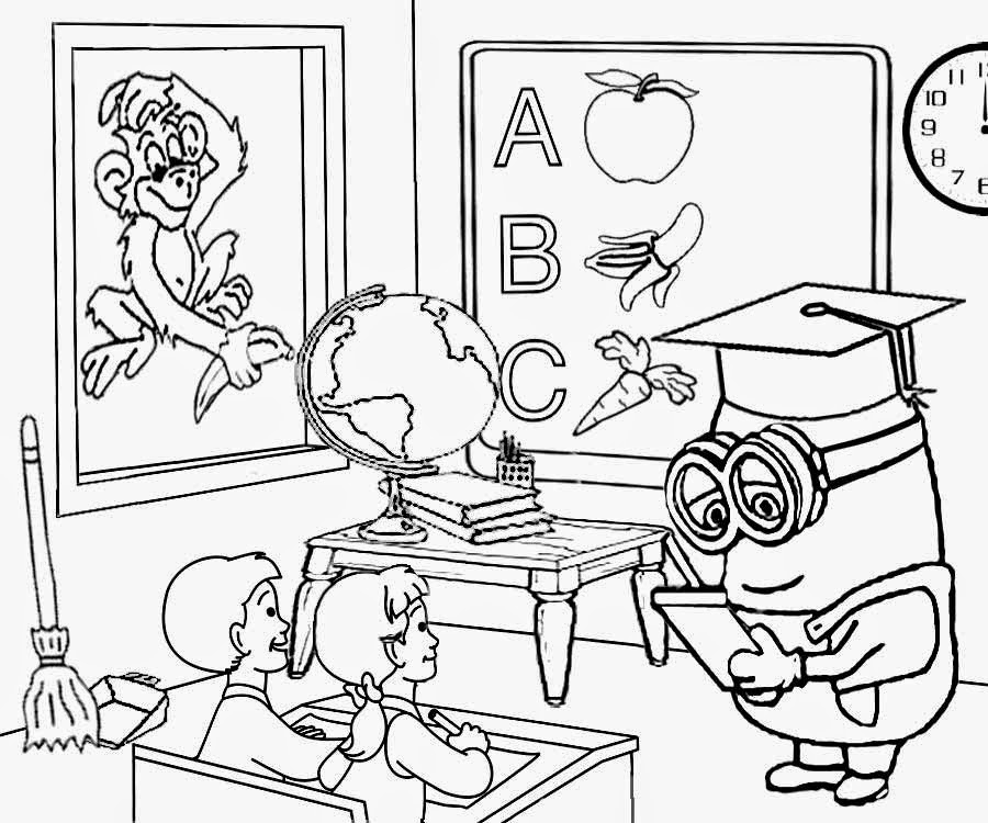 Kindergarten classroom clipart black and white 7 » Clipart.