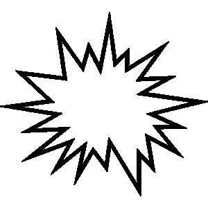 Free Explosion Clipart Black And White, Download Free Clip.