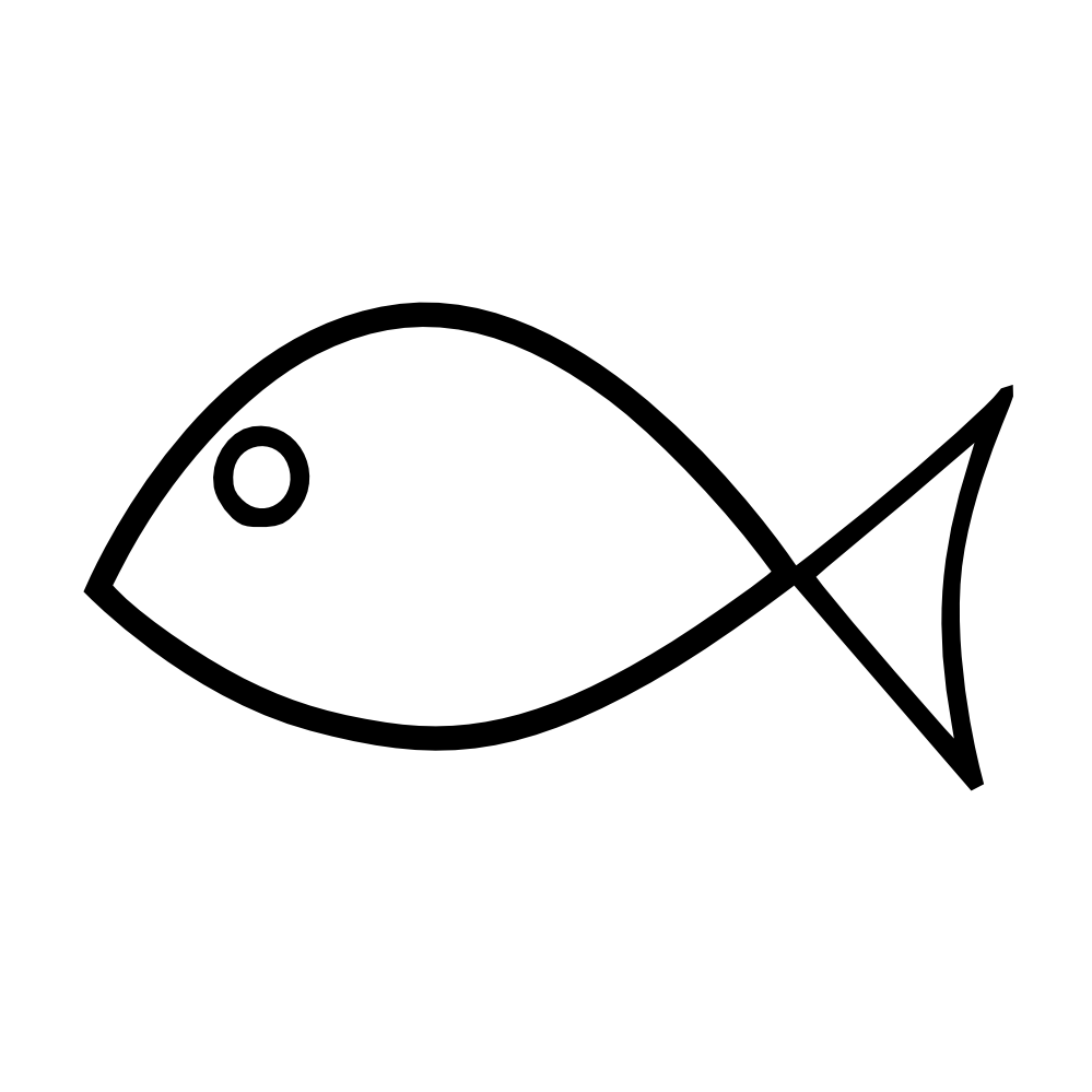 Fish Clip Art Black And White.