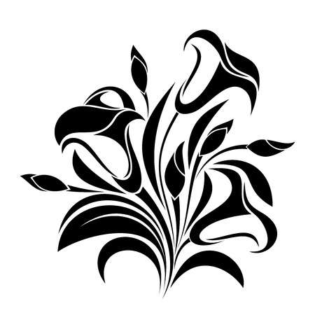 159,864 Black And White Flower Cliparts, Stock Vector And Royalty.