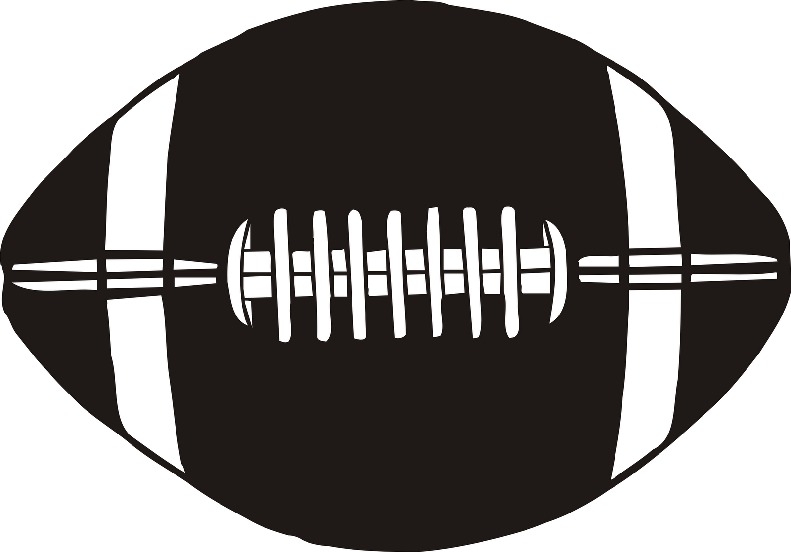 black and white football clipart 20 free Cliparts | Download images on