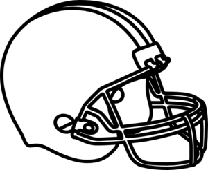 Football Helmet Clipart Black And White.