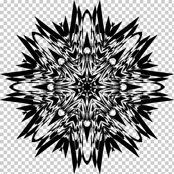 Sacred geometry Fractal art, painting PNG clipart.