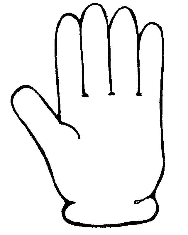 White Glove Clip Art.