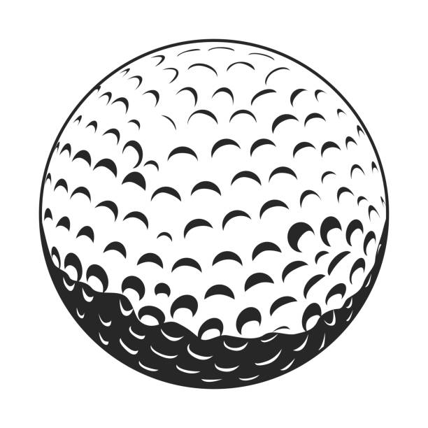 Golf Ball Clip Art Black And White