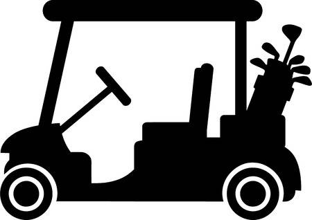 92 Golf Cart free clipart.