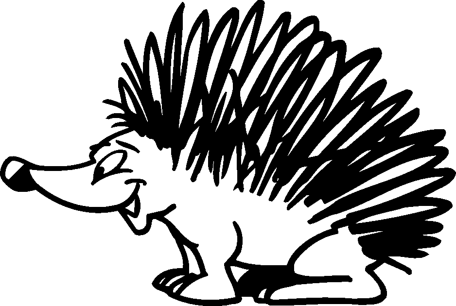 black and white hedgehog clipart 10 free Cliparts | Download images on