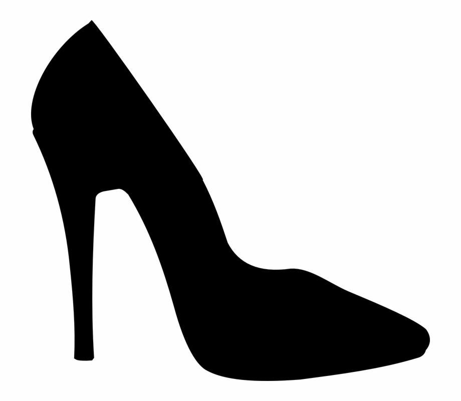 Free High Heel Clipart Black And White, Download Free Clip.