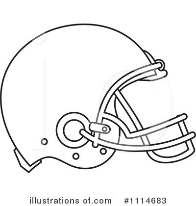 Football Helmet Clipart Black And White.