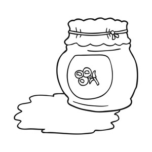 Free Jam Clipart Black And White, Download Free Clip Art.