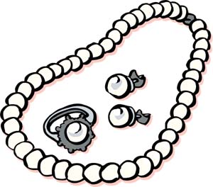 Free Jewelry Clipart Black And White, Download Free Clip Art.