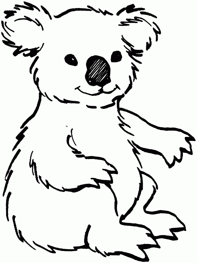 Free Black And White Koala Bear, Download Free Clip Art.