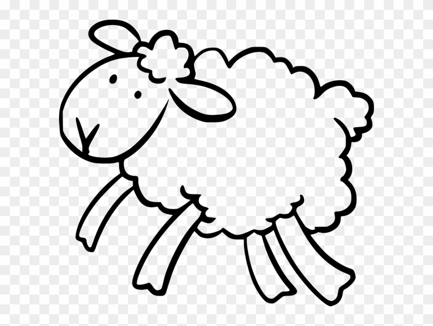 black and white lamb clipart 10 free Cliparts | Download images on