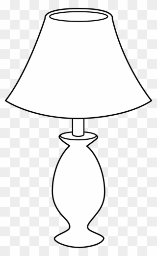 black and white lamp