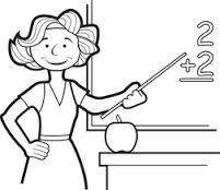 Image result for english teacher clipart black and white.