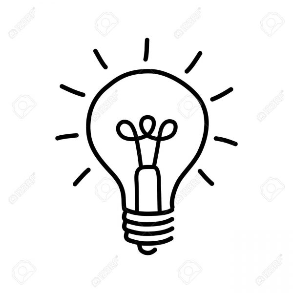 Light bulb clipart black and white 2 » Clipart Station.