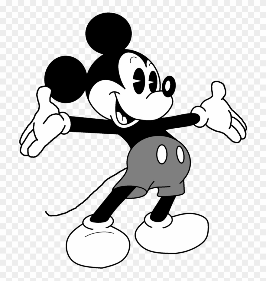 Mickey Black And White Drawing At Getdrawings.