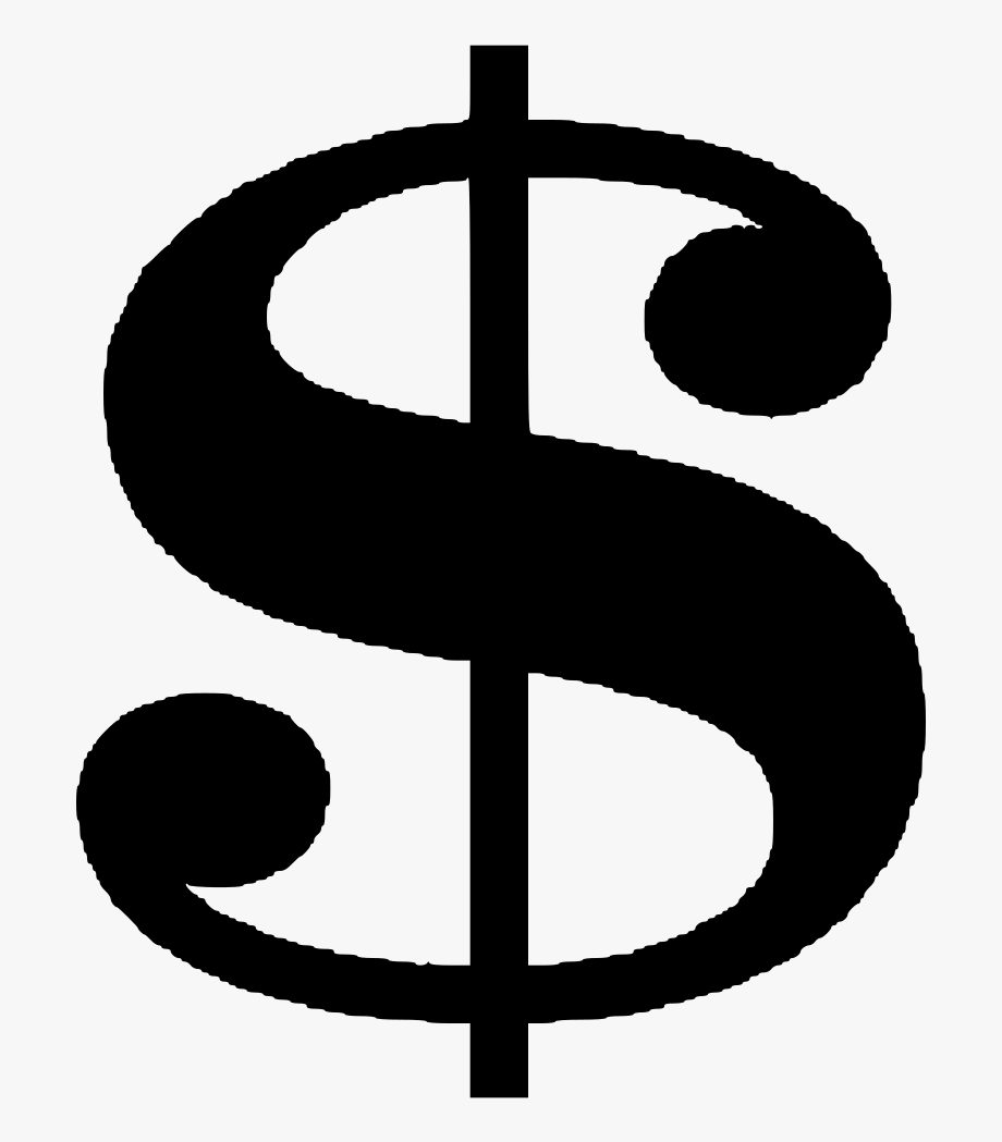 Black And White Money Clipart.