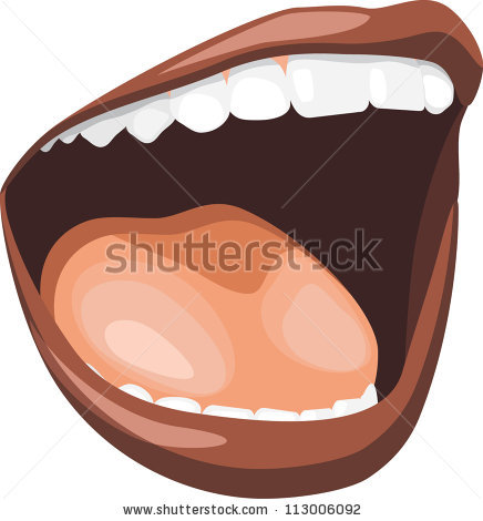 Mouth Talking Stock Images, Royalty.