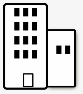 Free Office Building Black And White Clip Art with No.