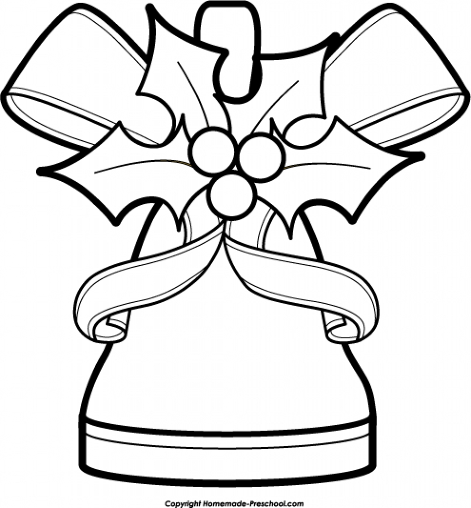 Christmas Ornaments Clipart Black And White.