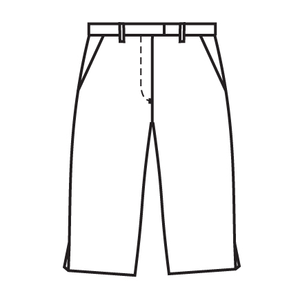 Short Pants Clipart Black And White.