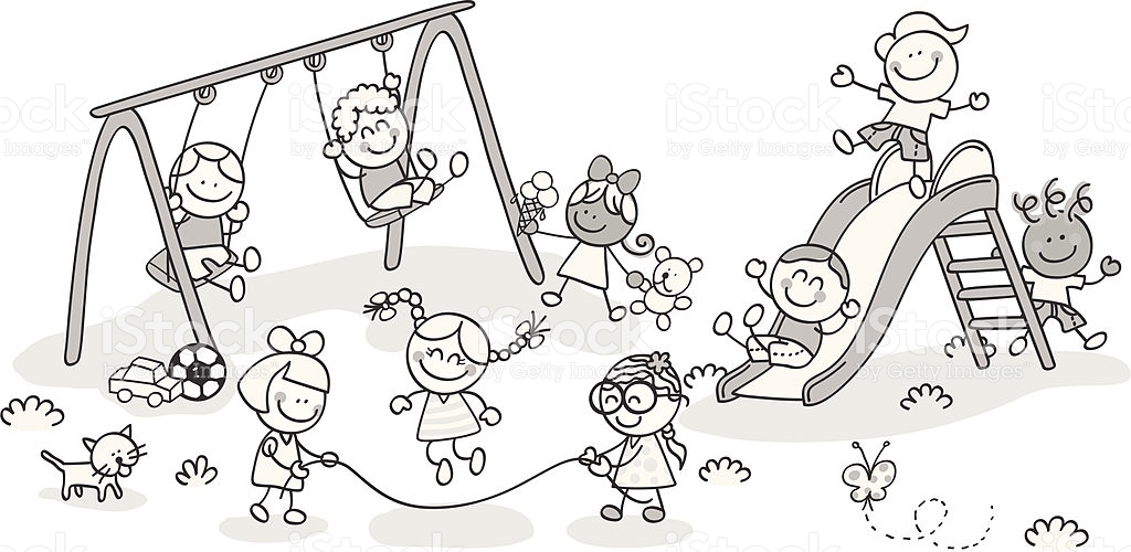 Fun Park Clipart Black And White Minimalistisches Interieur - Riset