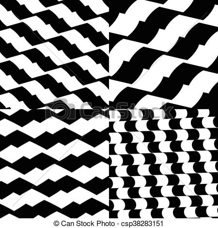 Set of checkered / black.
