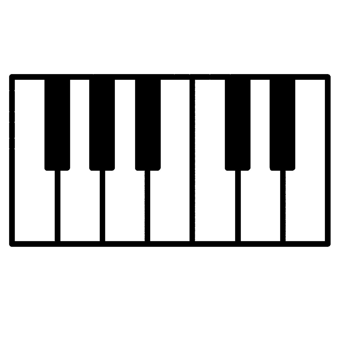 Piano Keys Clip Art & Piano Keys Clip Art Clip Art Images.