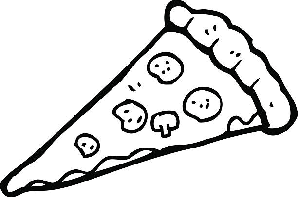 black and white pizza clipart 20 free Cliparts | Download images on ...