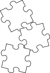 617 Puzzle Piece free clipart.