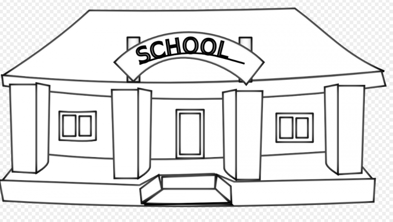 School Black And White clipart.