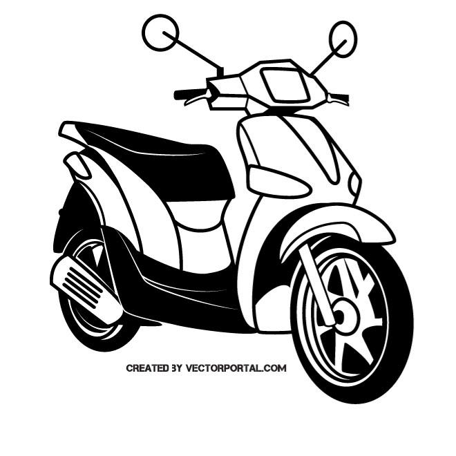 Scooter motorcycle.