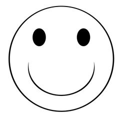 Black and white smiley face clipart 4 » Clipart Station.