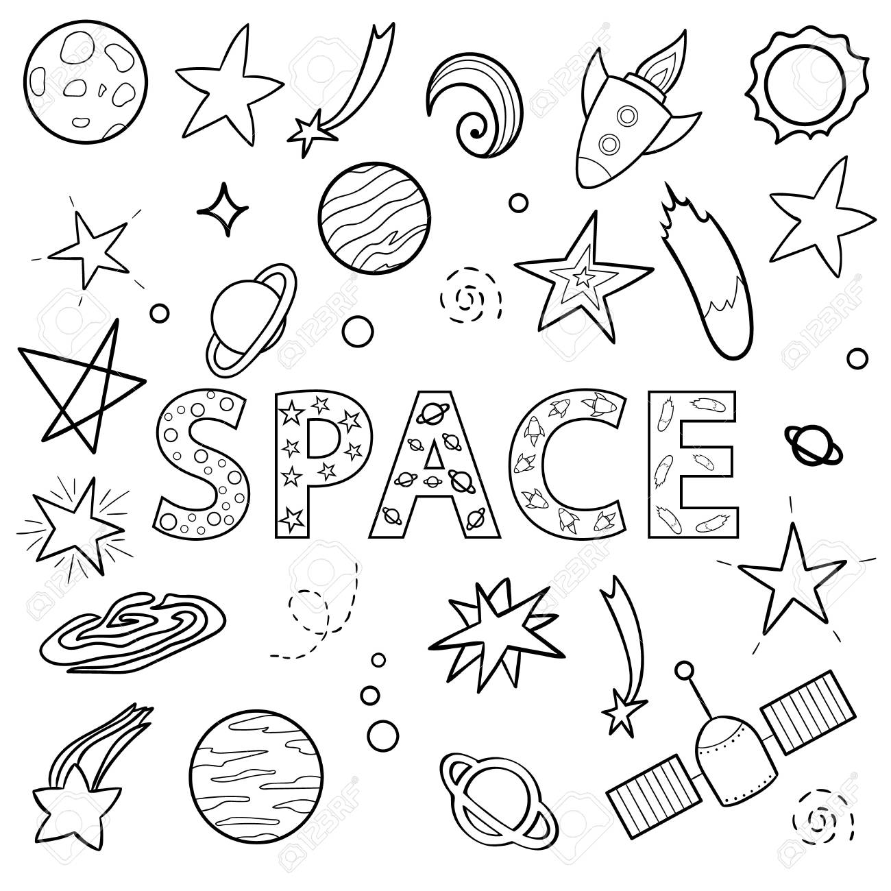 black and white space clipart 20 free Cliparts | Download images on