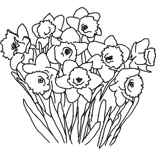 black and white spring flowers clip art 20 free Cliparts | Download ...