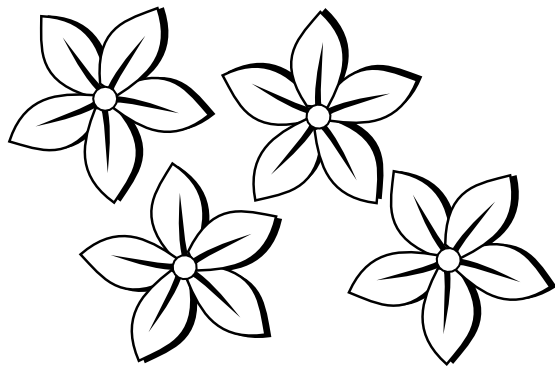 Free Flowers Black And White Clipart, Download Free Clip Art.