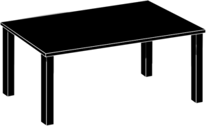 black and white table clipart 20 free Cliparts | Download images on