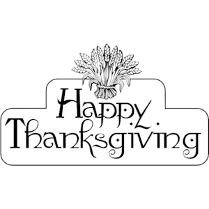 Free Black And White Thanksgiving Images, Download Free Clip.