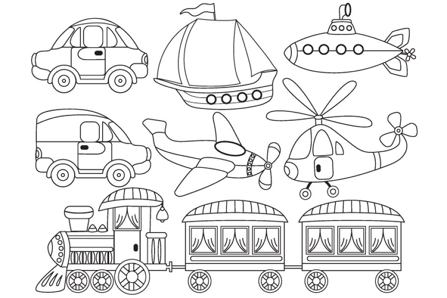 black and white transportation clipart 20 free Cliparts | Download ...