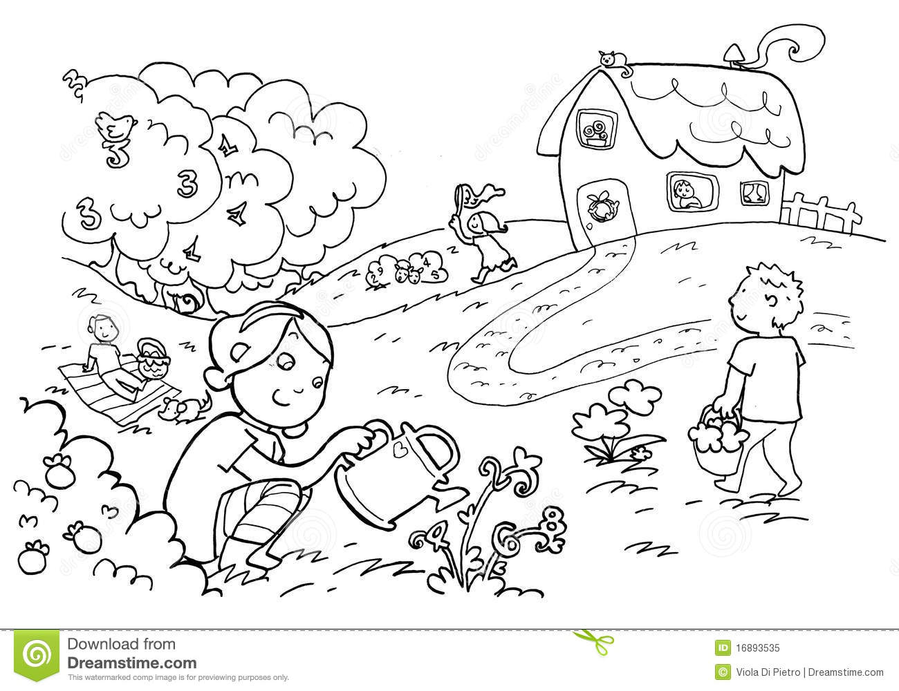  black  and white  vegetable garden  clipart 20 free Cliparts 