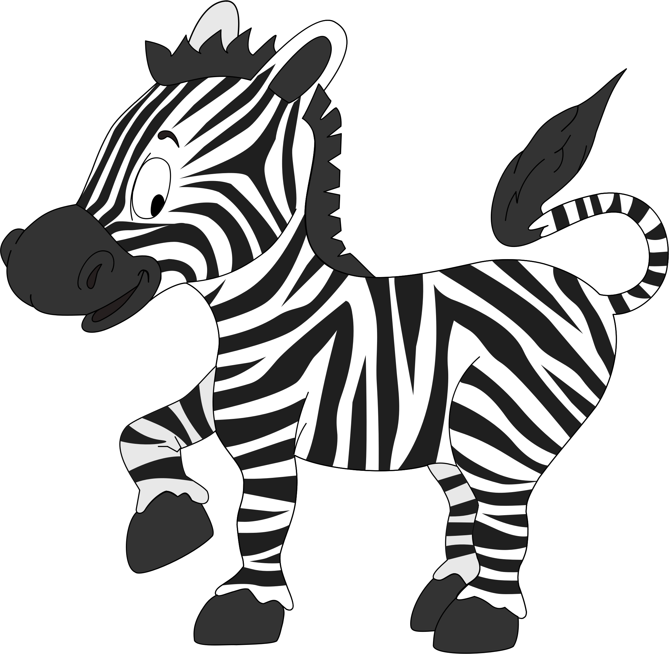 zebra clipart banner