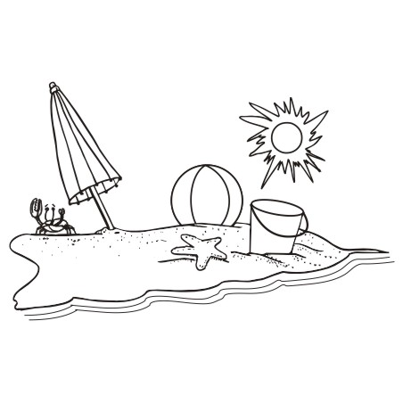 beach clipart black and white 20 free Cliparts | Download images on